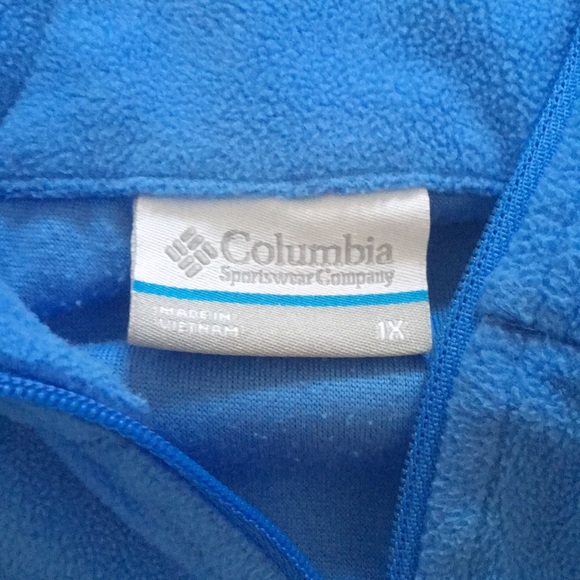 Columbia fleece pullover size 1X - Picture 3 of 4